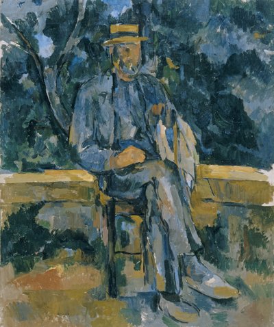 Porträt eines Bauern von Paul Cézanne